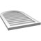Ekena Millwork Round Top Surface Mount PVC Gable Vent w/ 2"W x 1-1/2"P Brickmould Frame, 20"W x 32"H GVPRT20X3202SN - alternate 4